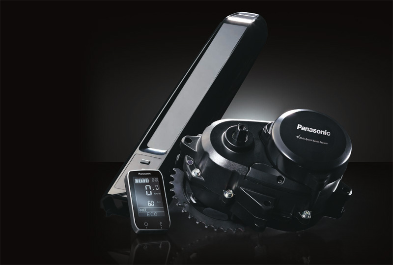 motor Panasonic multispeed bicis hibridas
